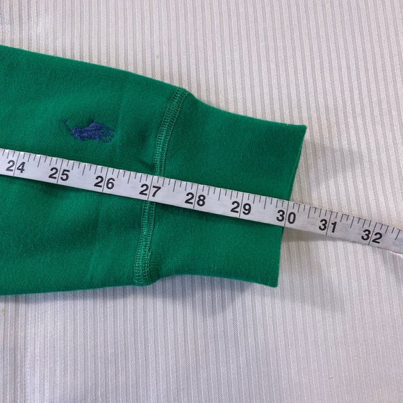 Polo Ralph Lauren 67 Spell Out Green Crewneck Sweater - Picture 7 of 12